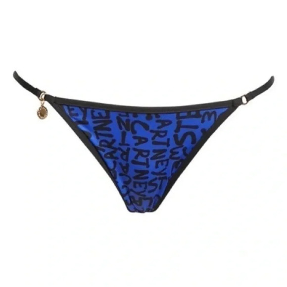Stella McCartney Logo Print Bikini Bottom B913 - Picture 2 of 5